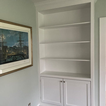 Custom Living Room & Built in Storage Design