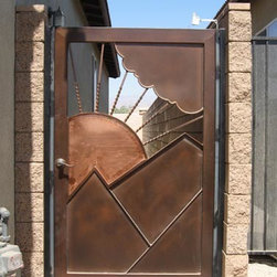 Courtyard & Pedestrain Gates - Home Fencing And Gates