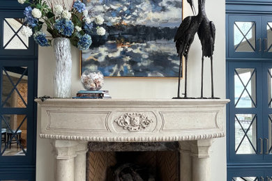 Living room photo in Charlotte