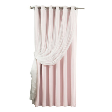 The 15 Best Pink Curtains And Ds For 2022 Houzz The 15 Best Pink Curtains And Ds, Pink Ruffle Curtains 95 Inch