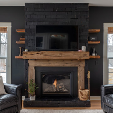 Mantels with Matching Shelves