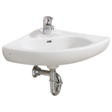 Cheviot Products Wall-Mount Corner Sink