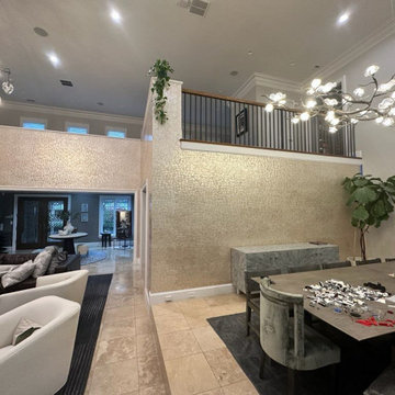 Dining Room wallpaper installation Lake Forest, IL