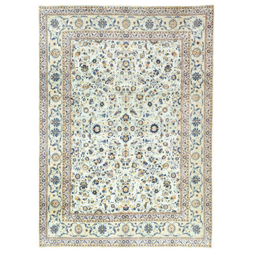 Persian Rug Keshan 13'4"x9'8" Hand Knotted