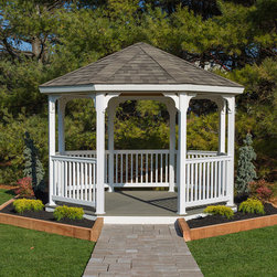 12&prime; Vinyl Octagon Gazebo Kit - Gazebos