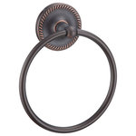 Door Corner - Naples Series Bathroom Collection, Towel Ring - Concealed Screw Mounting System