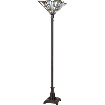 Quoizel TFMK9471VA Maybeck 1 Light Floor Lamp in Valiant Bronze