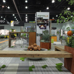2014 Dwell on Design, FormLA Landscaping Booth - Outdoor Benches