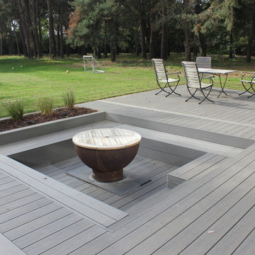 Fire Pit Decking
