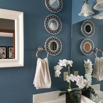 bold bathroom wall color