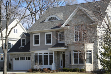 Inspiration for a timeless exterior home remodel in Chicago