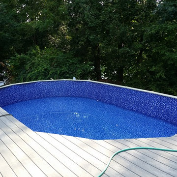 Above Ground Pool with Deck