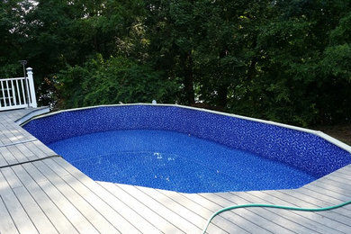 Above Ground Pool with Deck