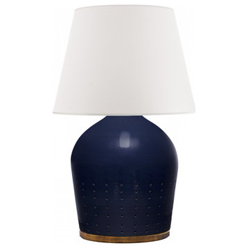 Halifax Blue Ceramic Small Table Lamp