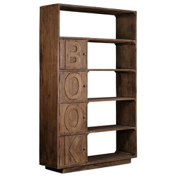 Transitional Bookcases by Crafters and Weavers