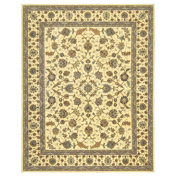 Nourison 2000 9'9" x 13'9" Ivory Traditional Indoor Area Rug