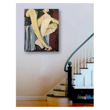 Contemporary Modern Artwork in Living Room Dining Room Hallway Stair Case