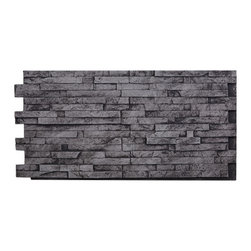145-MESA STACKED SLATE WALL PANEL - 24"H - Wall Panels