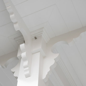 Exterior Brackets on Queen Anne Home in Chautauqua, N.Y.