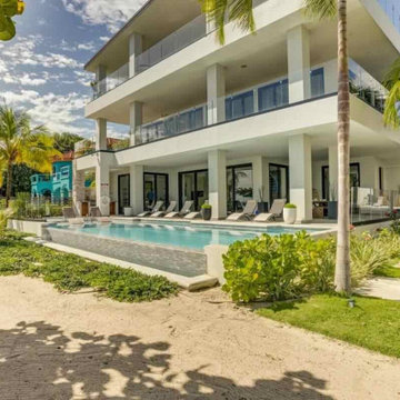 Belize Hurricane-Resistant Frameless Glass Railing