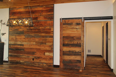 Inspiration for an industrial home design remodel in Boise
