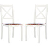 Silio Dining Chair (Set of 2) - White, Natural