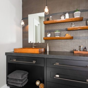 Madison Modern Bathroom with Floating Wood Vanity