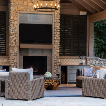 Memorial Stone Pool House