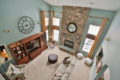 staged living room