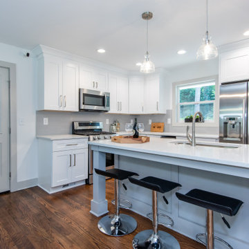 Custom Kitchen with Oversized Island