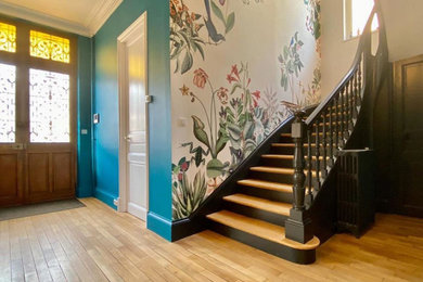 Inspiration for a contemporary entryway remodel