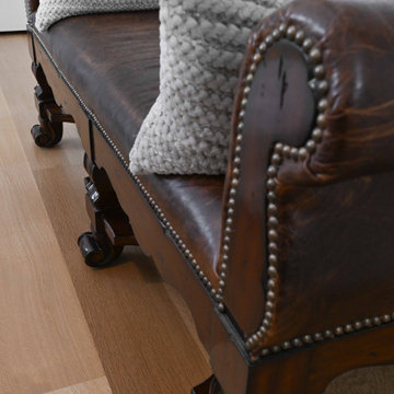 7-Inch Rift and Quartered White Oak Engineered Installation, Site-Finished in Ch