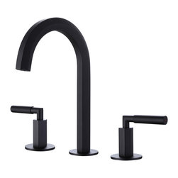RBROHANT - 8"Widespread Bathroom Sink Faucet,Brush Gold, Matte Black - Bathroom Sink Faucets