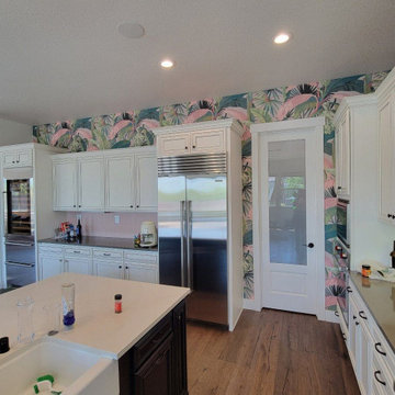 Wallpaper installation Kitchen in Berkley