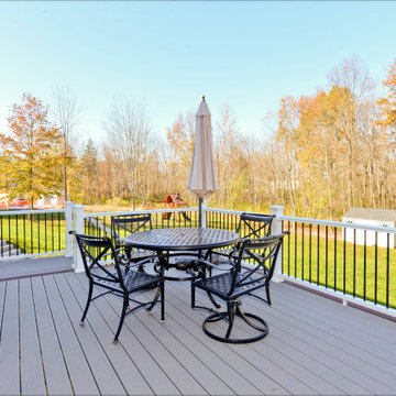 Custom Fire Feature & Two-Story Deck