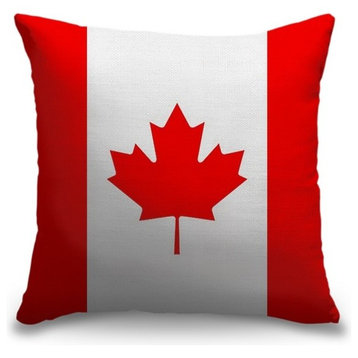 "Canada Flag" Outdoor Pillow 16"x16"