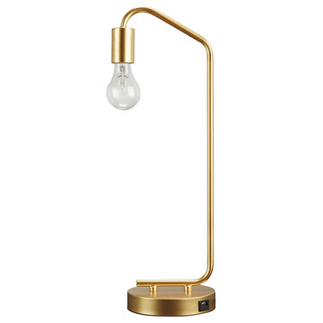 Covybend Brass Desk Lamp