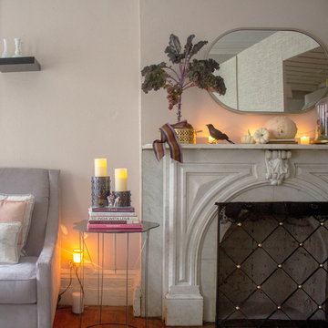 Enchanting Accents Dress Up a Brooklyn Studio for Halloween
