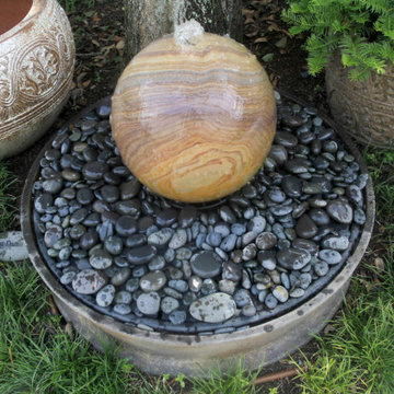Drilled Stone Fountain