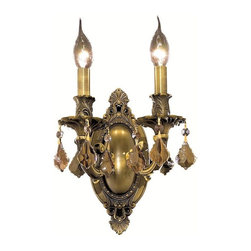 Elegant Lighting - Elegant Lighting 9202W9AB-GT/SS Wall Sconce Rosalia - Wall Sconces