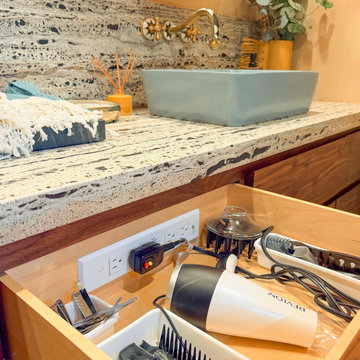 Jennifer Guerin’s Bathroom Styling Drawer with Hidden Power