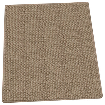 Nugget Indoor/Outdoor Carpet, Soft Textured Loop Rugs, Ivory, 4'x8'