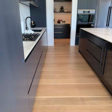 Rift & Quartered White Oak installed and stained in place