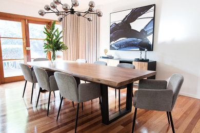 Photo of a modern dining room in Canberra - Queanbeyan.