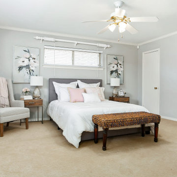 Creating an updated look in an outdated home