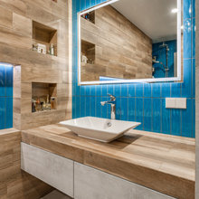 Blue Tile Bathroom