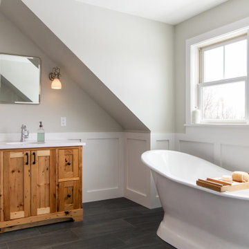 Bathroom Duo: Master & Kids