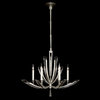 Fine Art Lamps 798040ST Vol de Cristal Silver 6 Light Chandelier