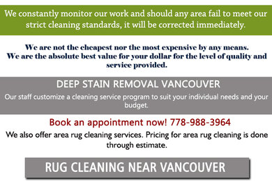 Vancouver Professional Couch Cleaning Prices