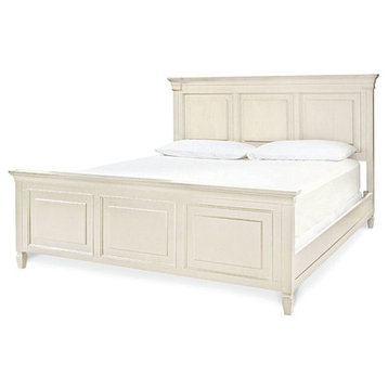 Universal Summer Hill King Panel Bed, Cotton 987260B